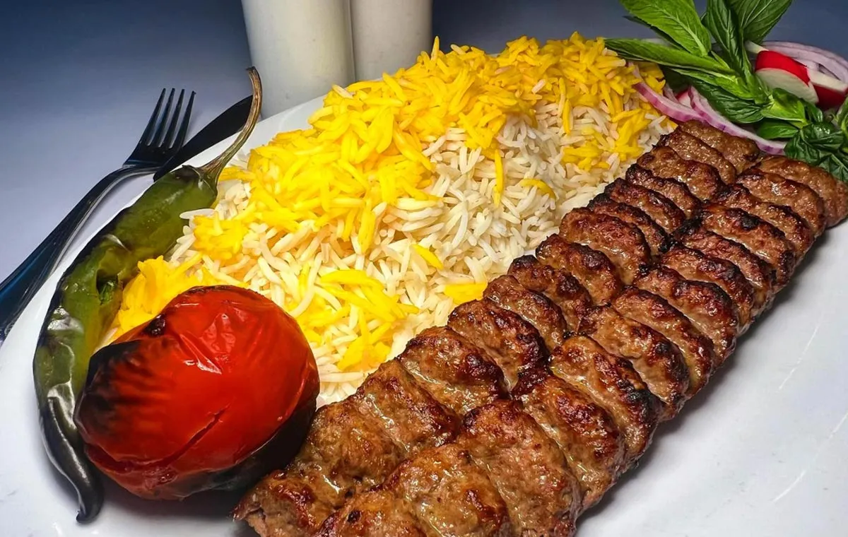 کباب کوبیده ایرانی ساده