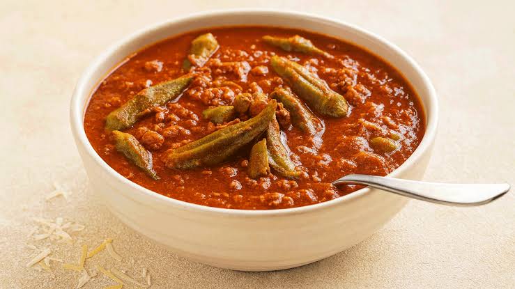 خورشت بامیه و گوشت