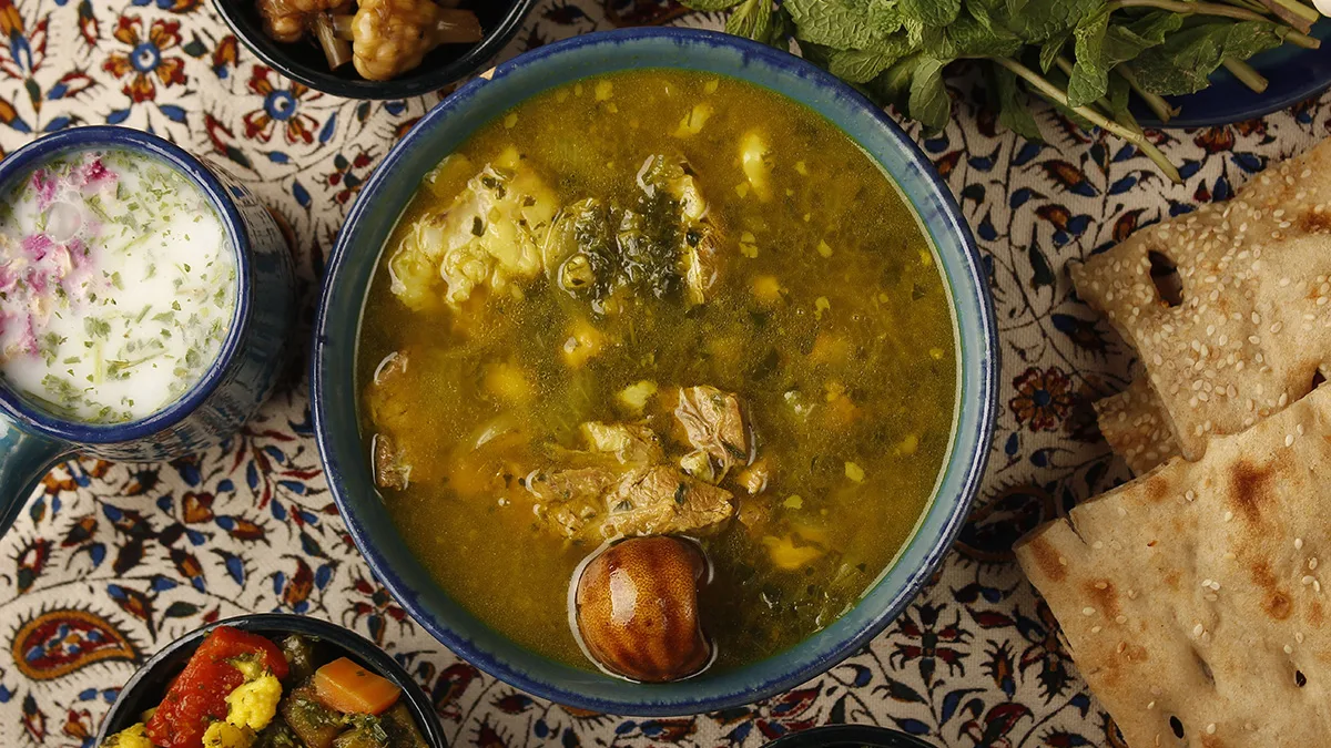 آبگوشت بزغاله ایرانی