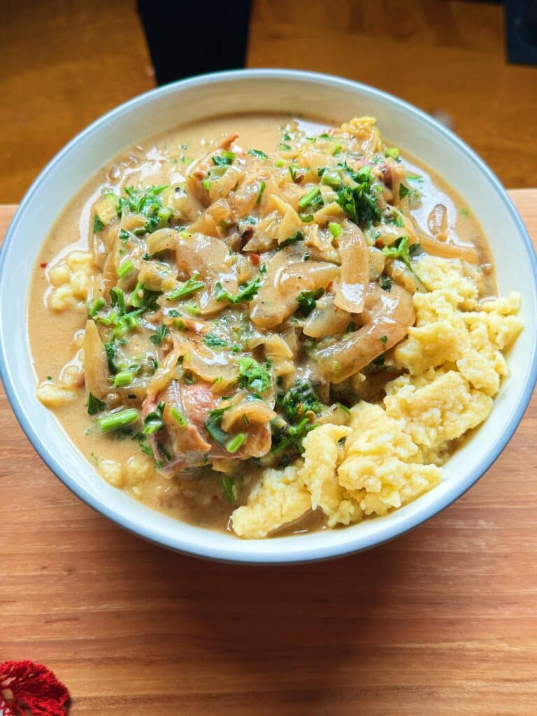 خورشت کاهو و مرغ کم‌سدیم