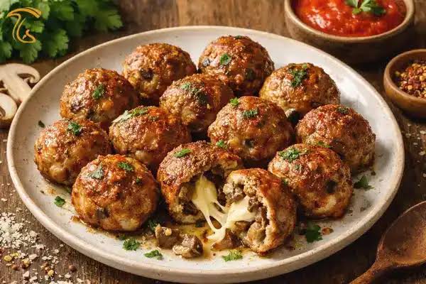 کوفته پنیر و بیکن کتوژنیک